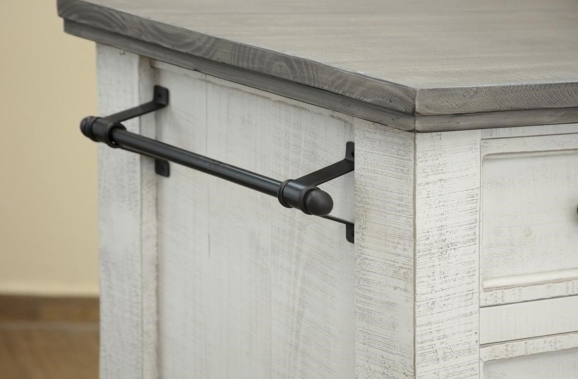 International Furniture Direct Stone Kitchen Island